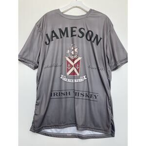 Jameson Irish Whiskey Graphic Men’s T-Shirt Size Large Gray.